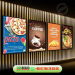 Custom restaurant menu board design service